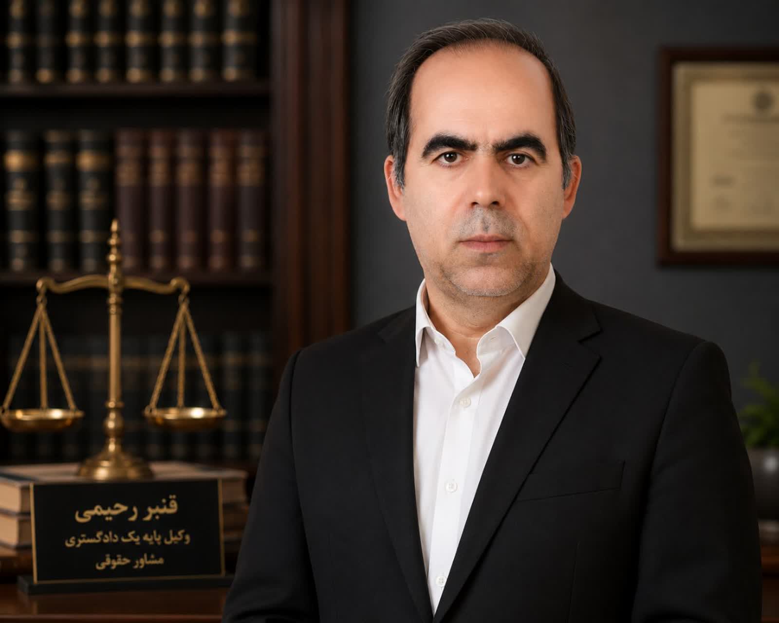 قنبر رحیمی | وکیل پایه یک دادگستری 